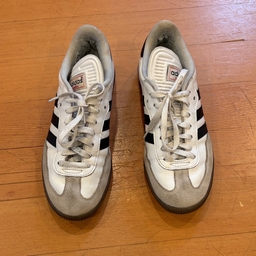 Adidas Samba White and Black M8/W9